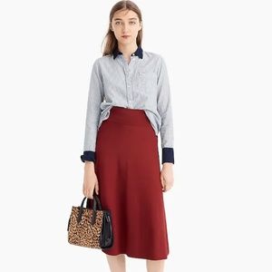 J.Crew A-line midi sweater skirt